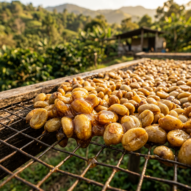 Honey Coffee Processing