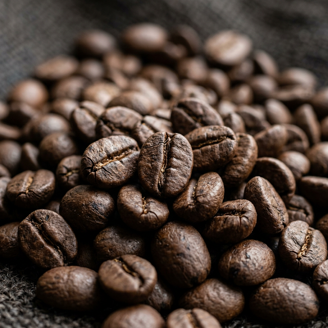 Hạt Robusta cận cảnh